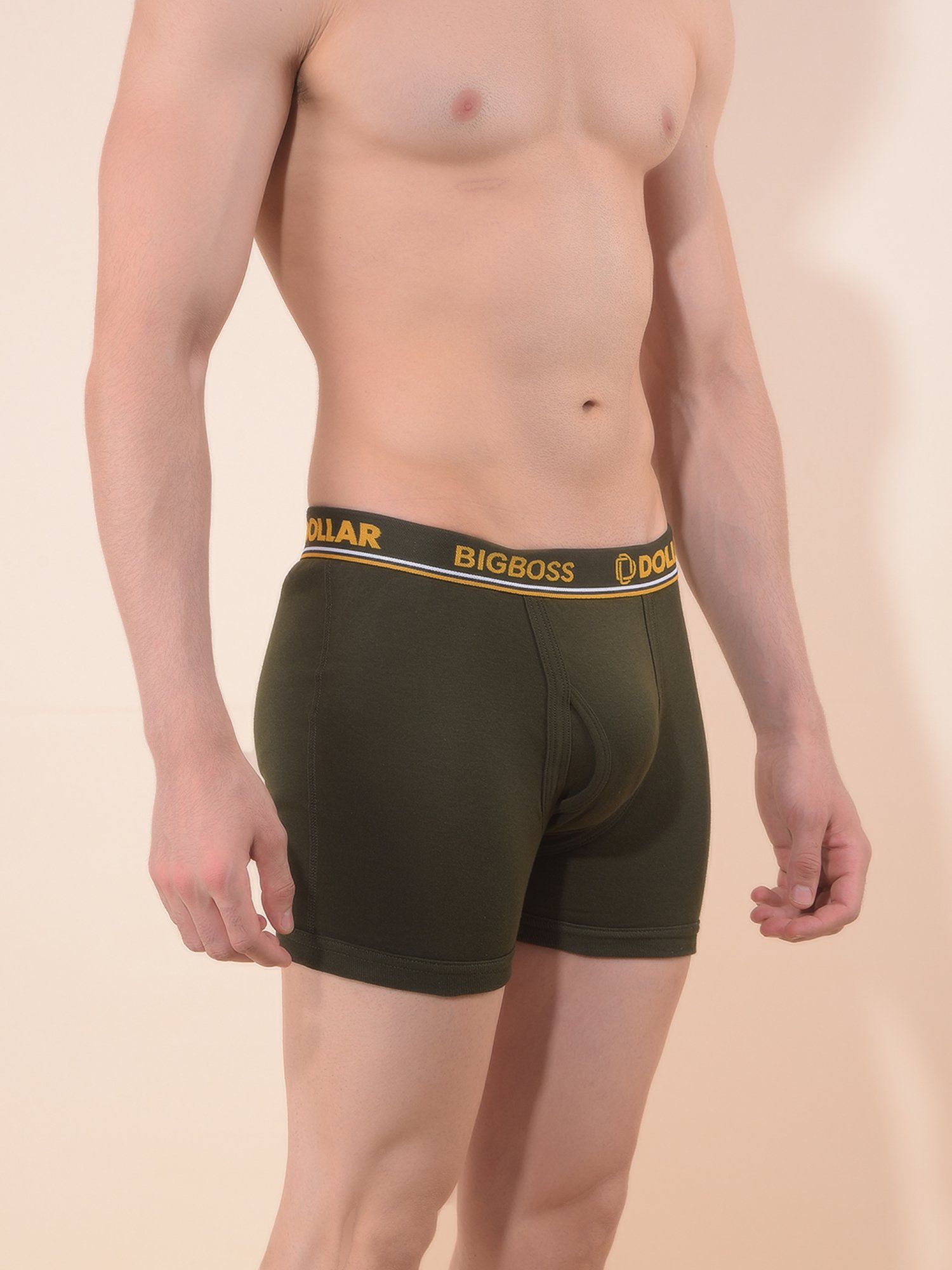 Dollar Bigboss Assorted Combed Cotton Trunks - Pack of 3