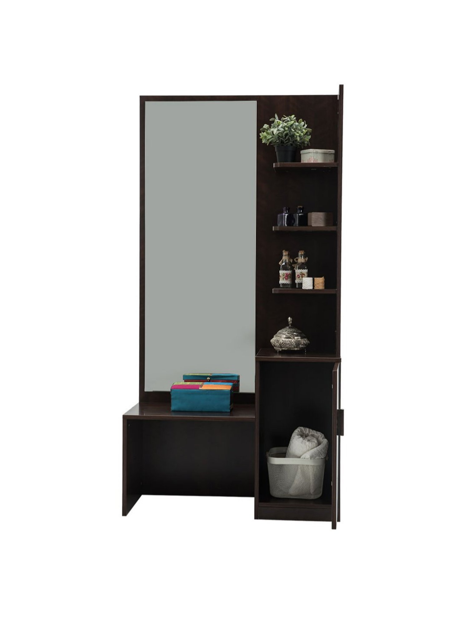 Godrej Interio Aero Valigny Oak Engineered Wood Standerd Dressing Table