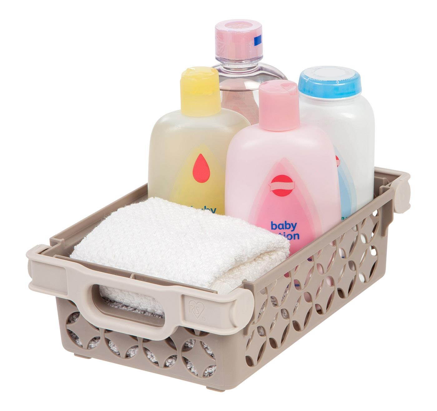 IRIS Small Decorative Basket, 1 Pack, Tan