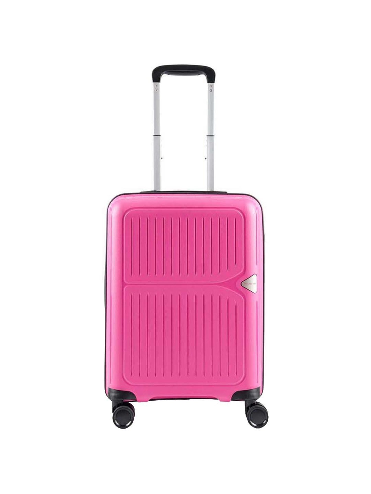 Aristocrat Locus Plus Maroon Textured Hard Cabin Trolley Bag - 36 cm