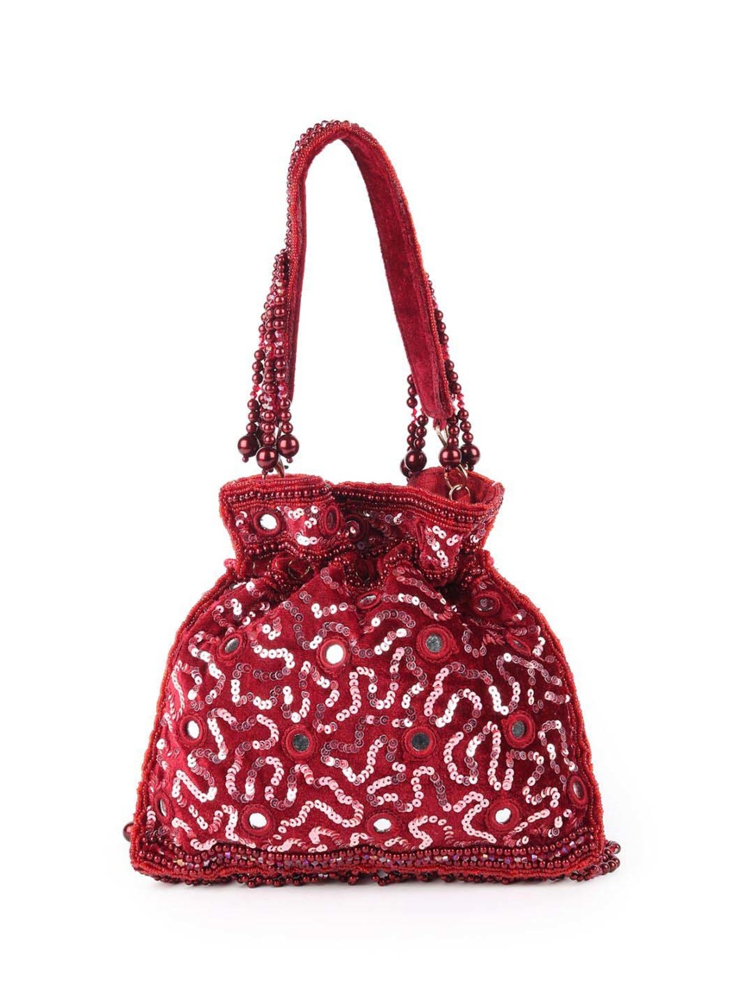 Call It Spring Silver Embellished Potli