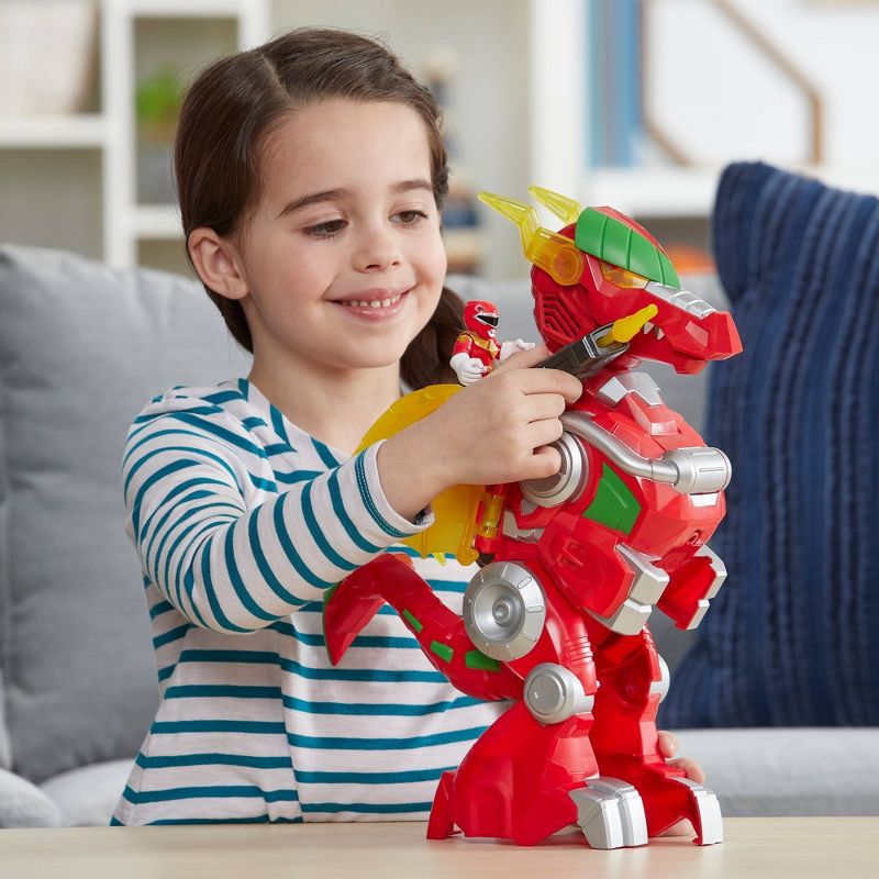 Power Rangers Red Ranger And Dragon Thunderzord Action Figure