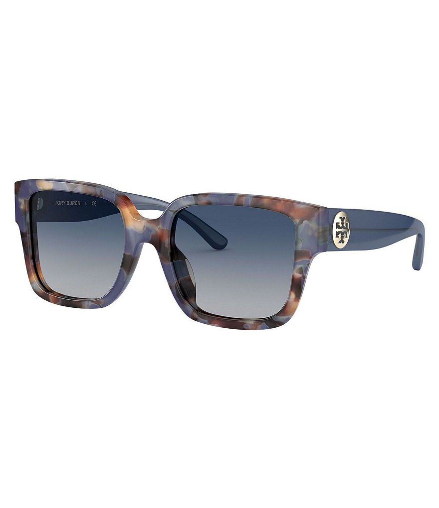 Tory Burch Women's Reva Rectangular Sunglasses