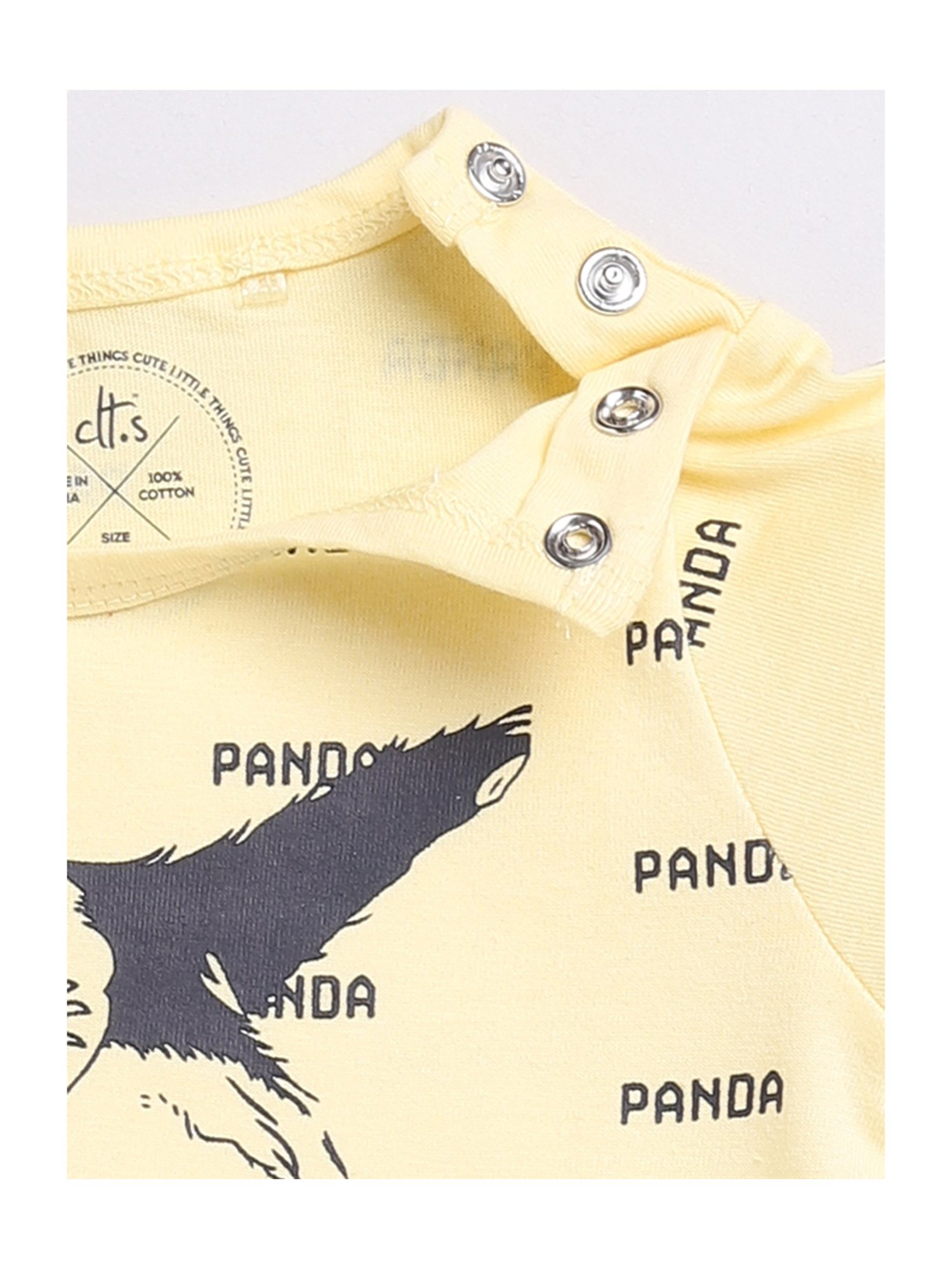 Clt.s Unisex Yellow Printed Full Sleeves T-Shirt With Pyjamas