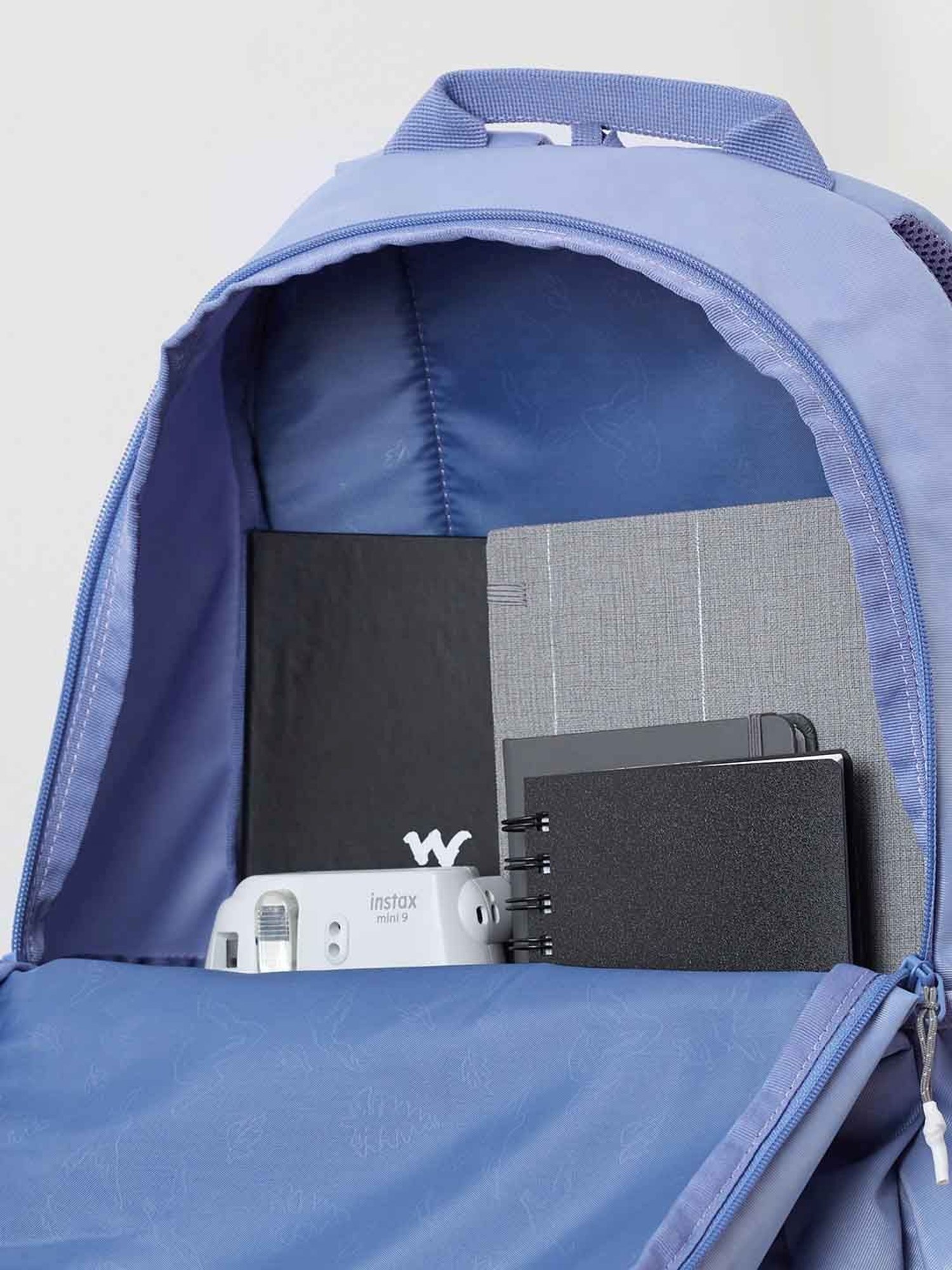 Wiki Back to School 2 Purple Polyester Printed Backpack - 32 Ltrs