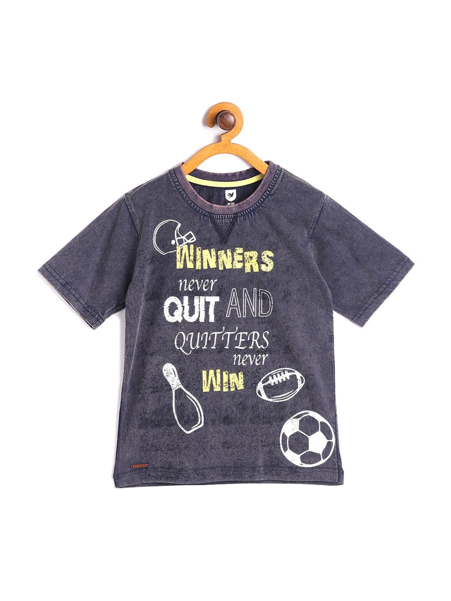 612 League Kids Navy Printed T-Shirt