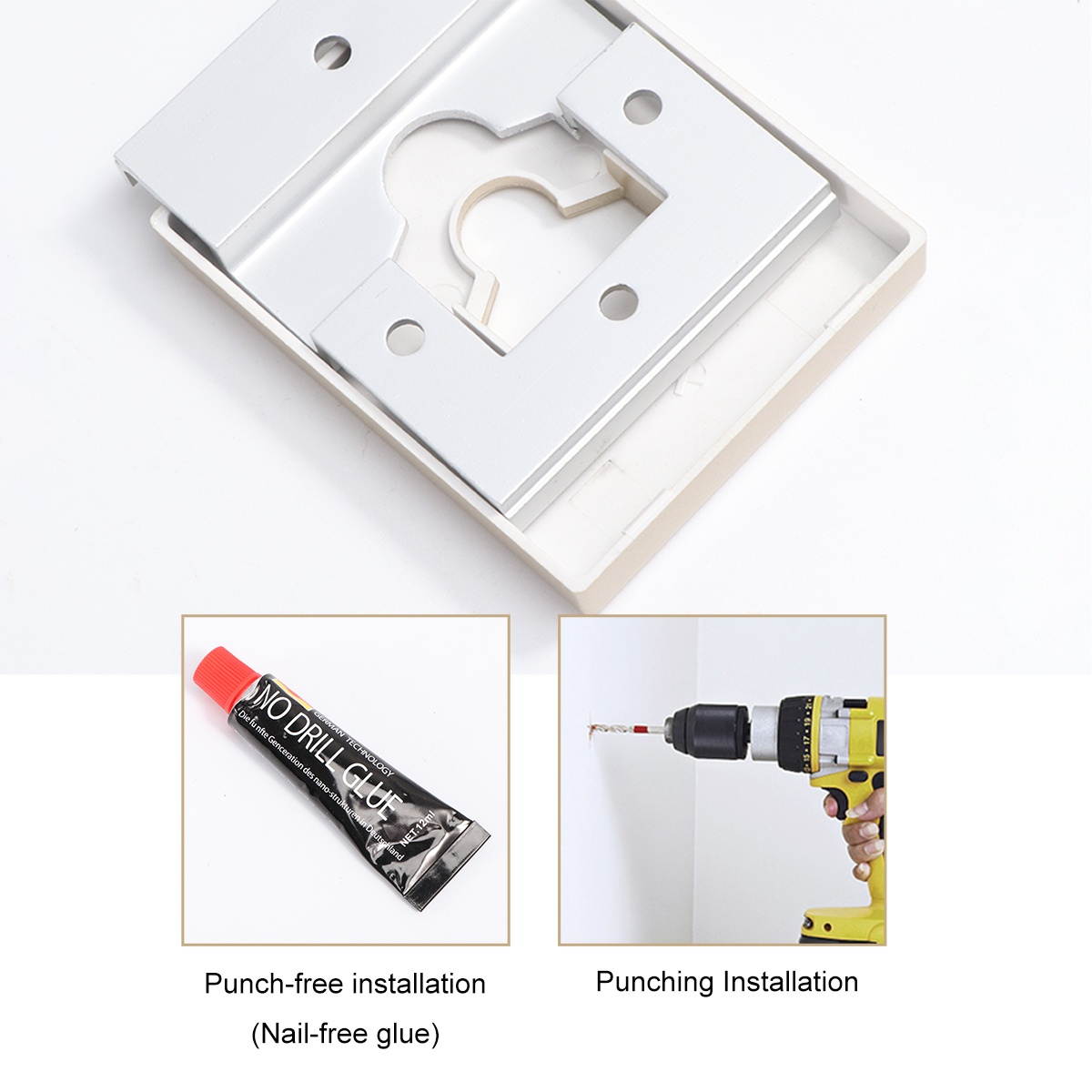 1PC Clothesline Invisible Shrinkage Clothes Hanging String Indoor Wall Hanging Clothesline Retractable Household Clothing Hanging Rope for Balcony Home White No Punching Punching Style