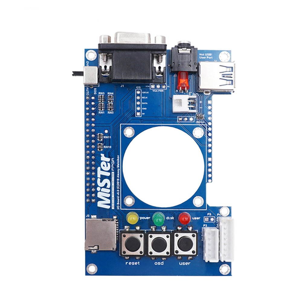 Manual Welding Mister USB Hub V2.1 Board For Mister FPGA 7 USB Ports IO Board For Terasic DE10-Nano Accessories,MisTer IO Board