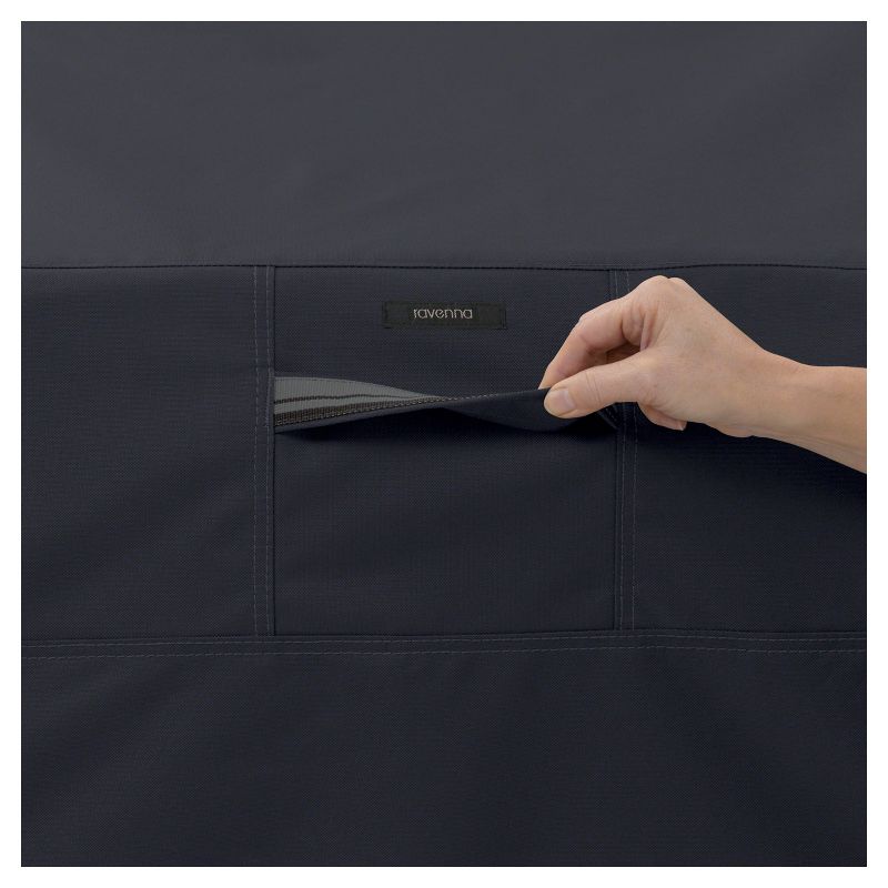 Ravenna Built In Bbq Grill Top Cover, X - Small - Black - Classic Accessories