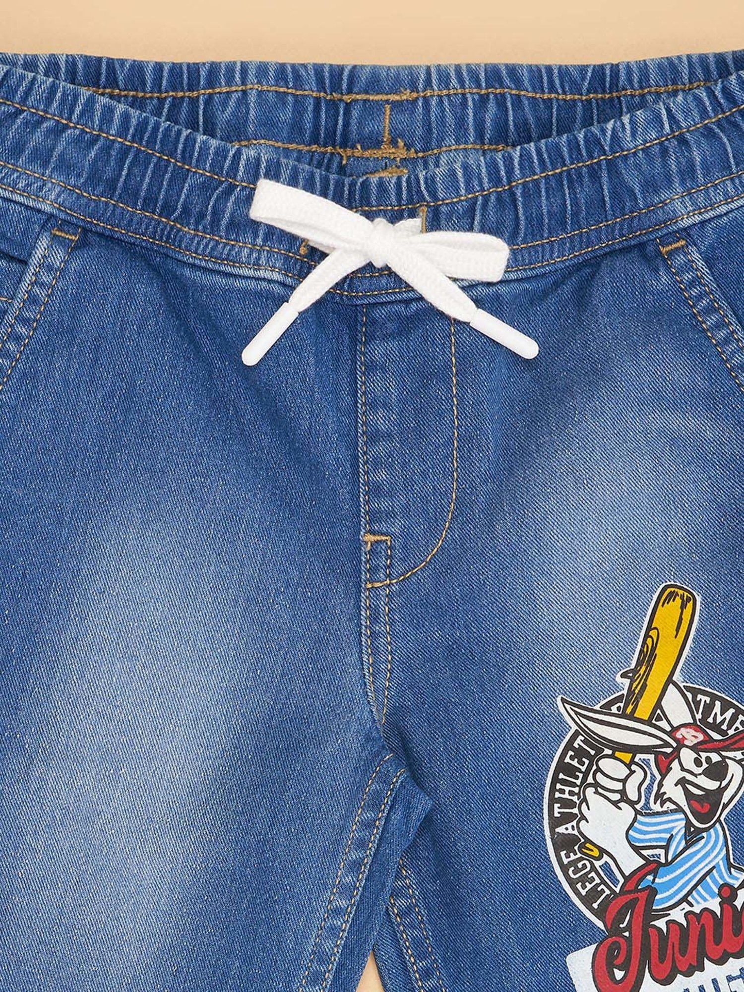 Pantaloons Baby Kids Dusk Blue Cotton Regular Fit Full Sleeves Short