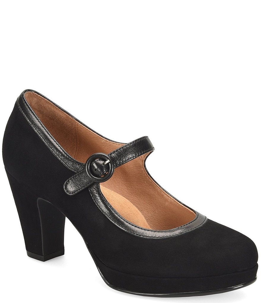 Sofft Grayling Suede Mary Jane Pumps