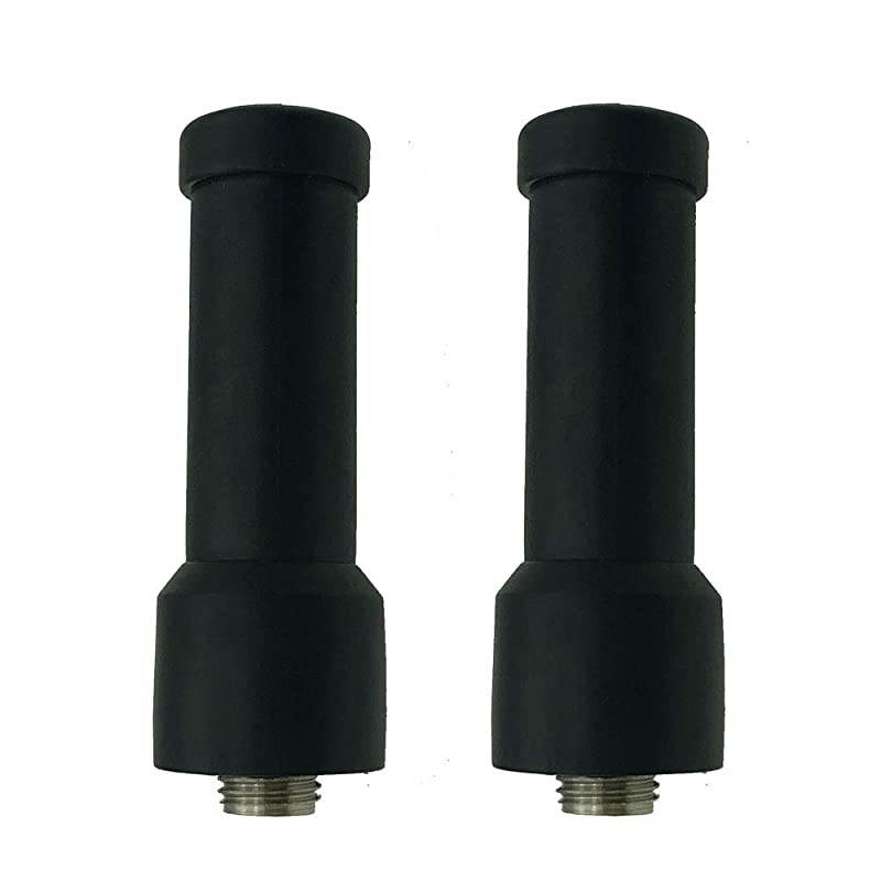 Mini Short Antenna Two Way Radio Walkie Talkies UHF 400480MHz Antenna Compatible with Kenwood Baofeng PUXING TK360 UV5R 888S PX777 Handheld Portable Radio2 Packs