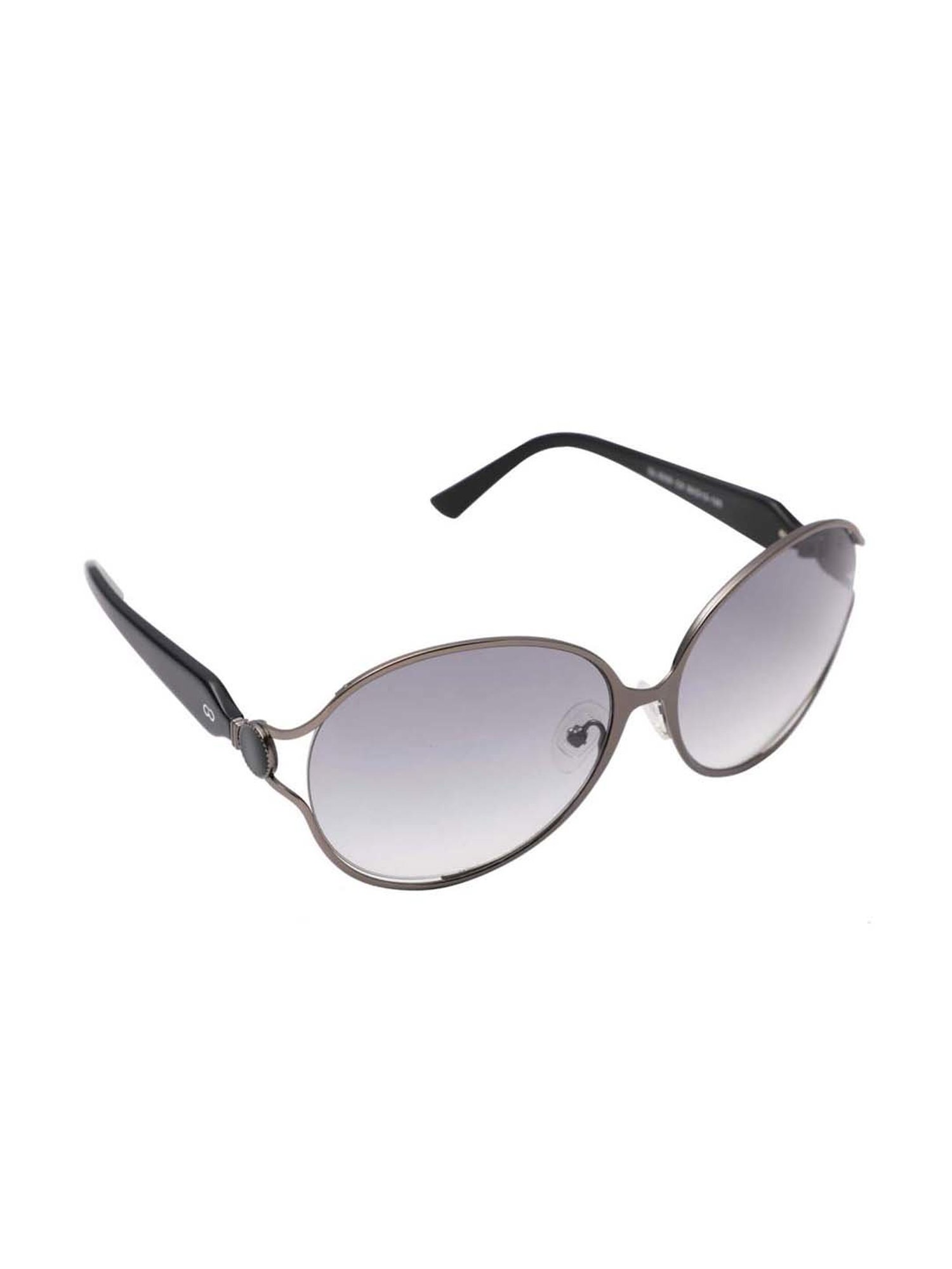Gio Collection GL5059C09 Silver Oval Sunglasses