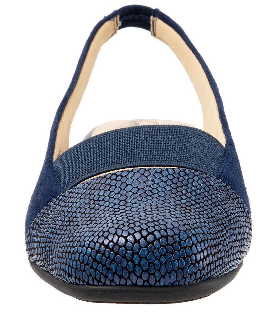 Trotters Sarina Suede Slingback Flats