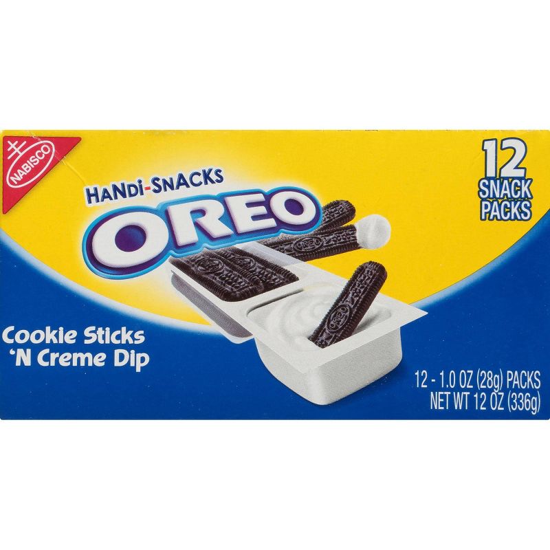 Handi-Snacks Oreo Cookie Sticks 'N Crème - 12ct