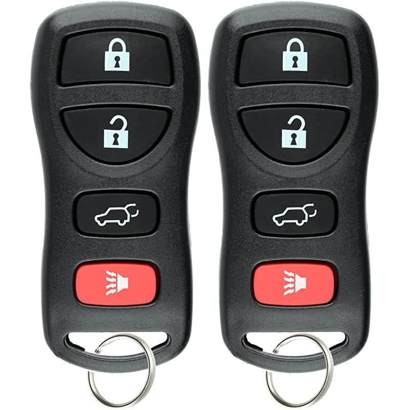 Keyless Entry Remote Car Key Fob Clicker Alarm for SUV Nissan Armada, Infiniti EX35 FX35 QX56 KBRASTU15 (Pack of 2)