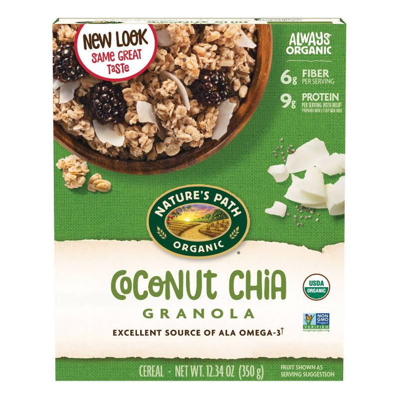 Nature's Path Organic Coconut Chia Granola Breakfast Cereal - 12.34oz