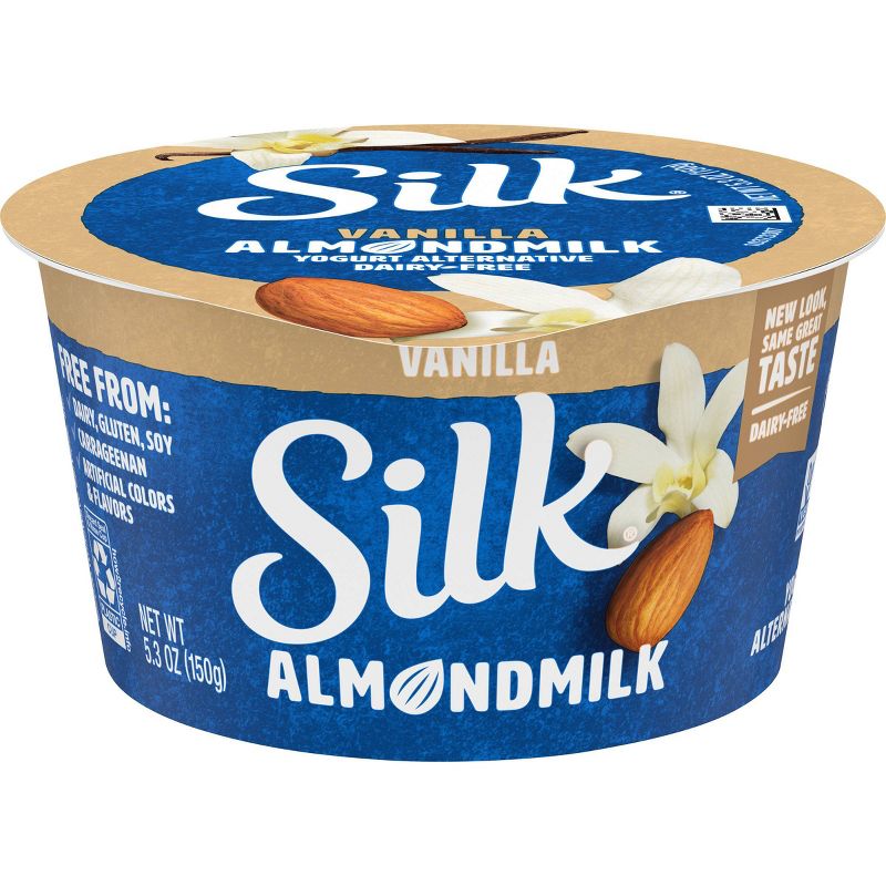 Silk Dairy-Free Vanilla Almond Yogurt - 5.3oz