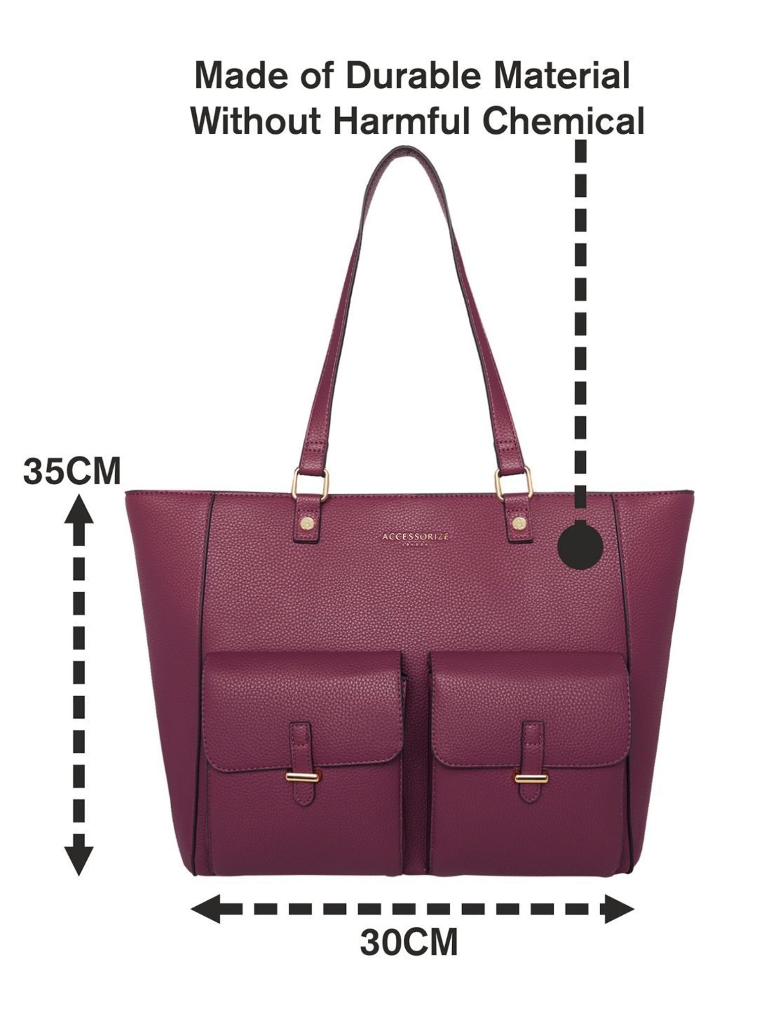 Call It Spring Black Combo Solid Large Tote Handbag