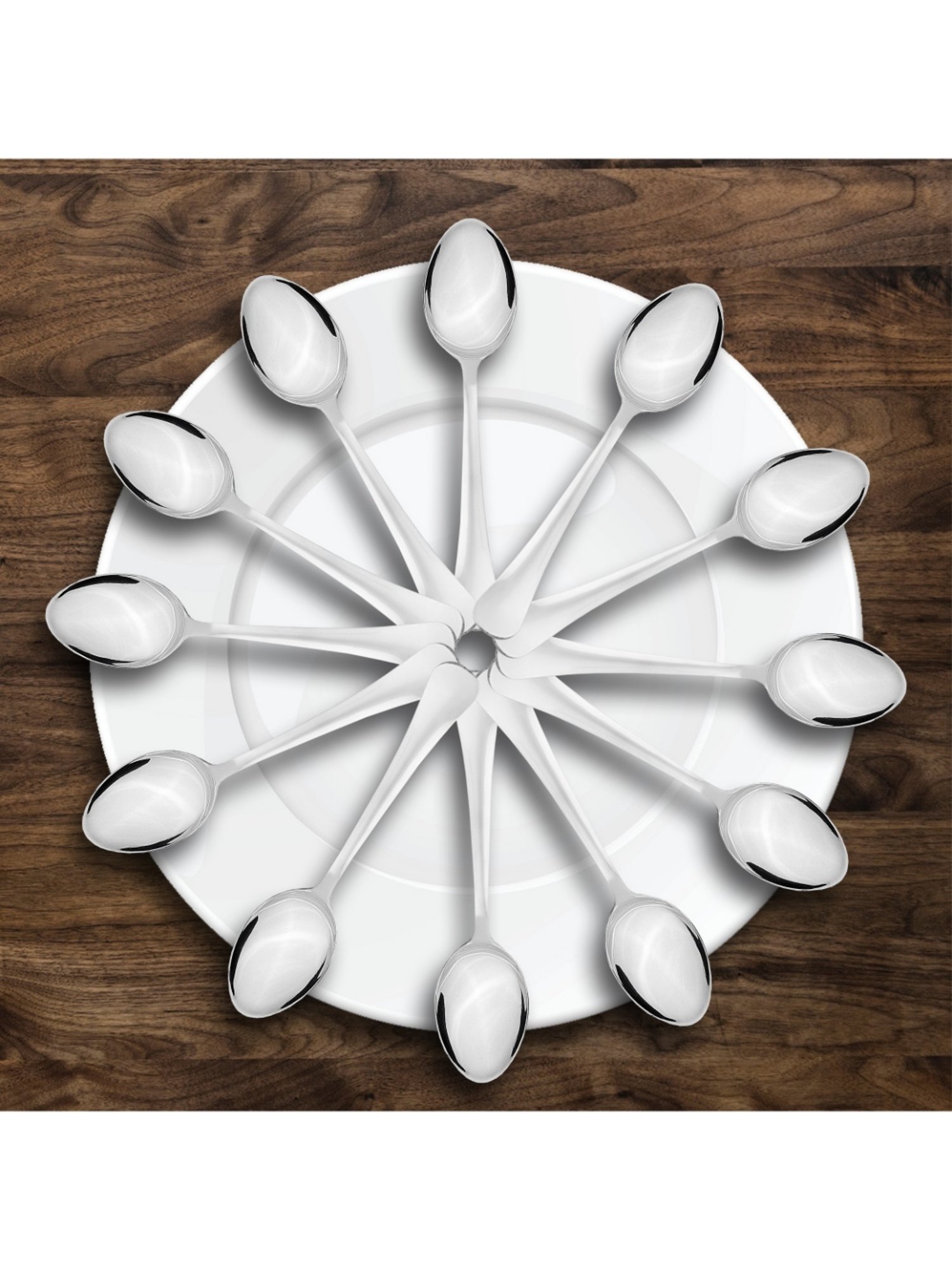 Westside Home Brown Copper Tea Spoons (Set of 4)