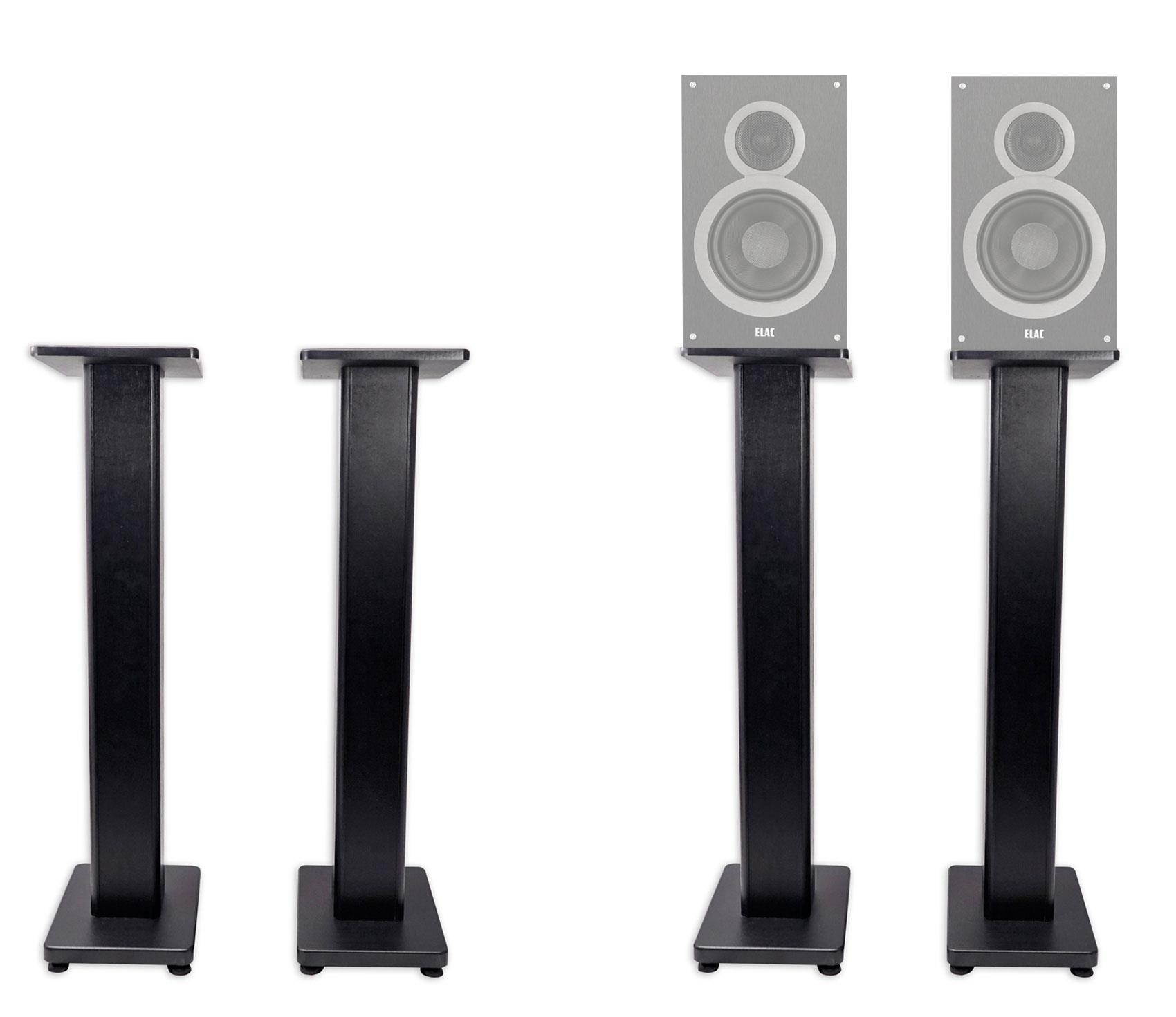 Pair 36" Bookshelf Speaker Stands For ELAC B6 Bookshelf Speakers