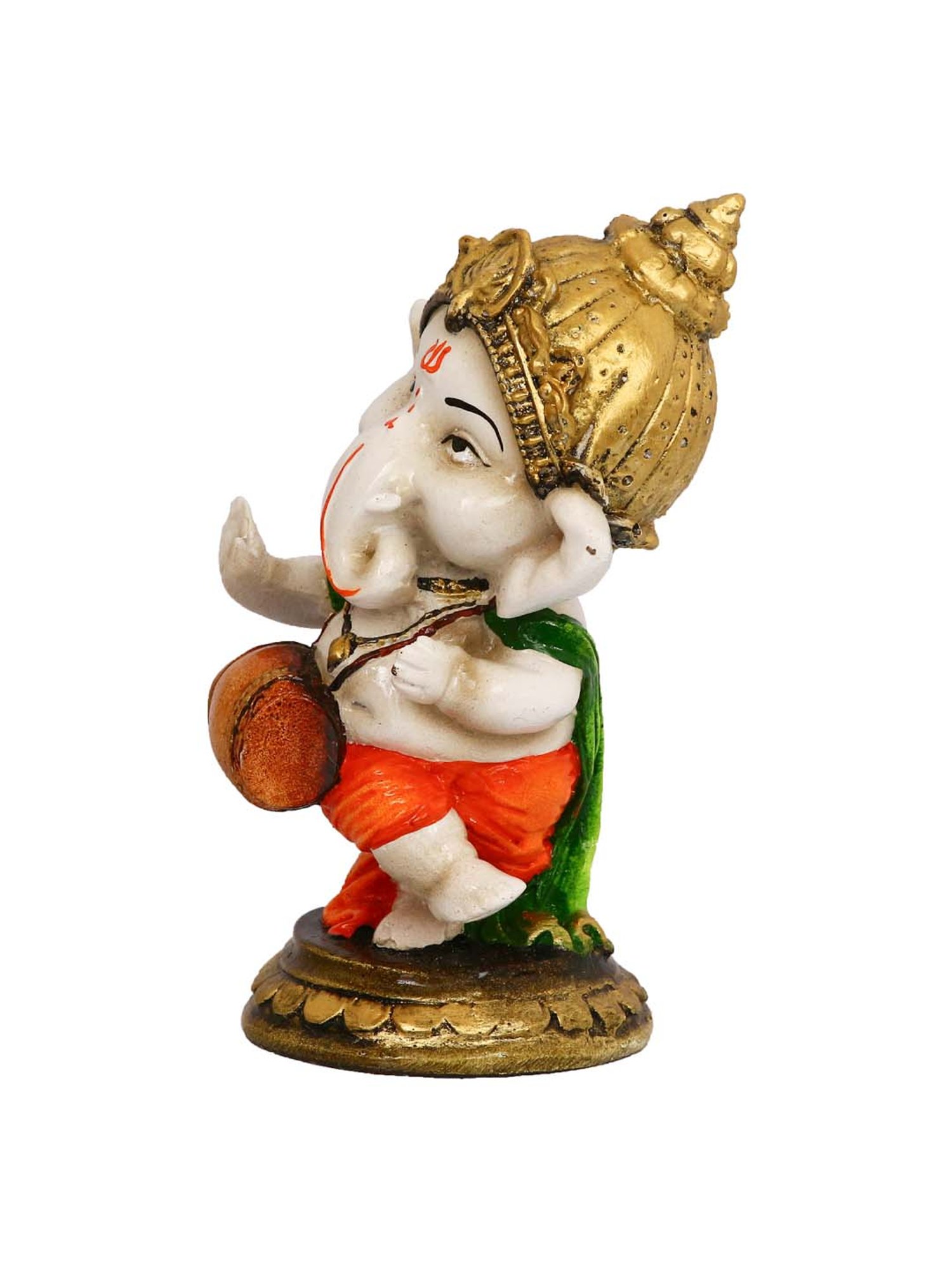 eCraftIndia Colorful Lord Ganesha Dancing Avatar Decorative Showpiece
