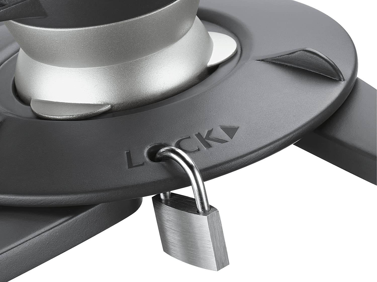 Vogel's Projector Ceiling Mount, Universal Swivel and Tilt - EPC 6545 Bracket for projectors max 22 lbs | Black/Silver