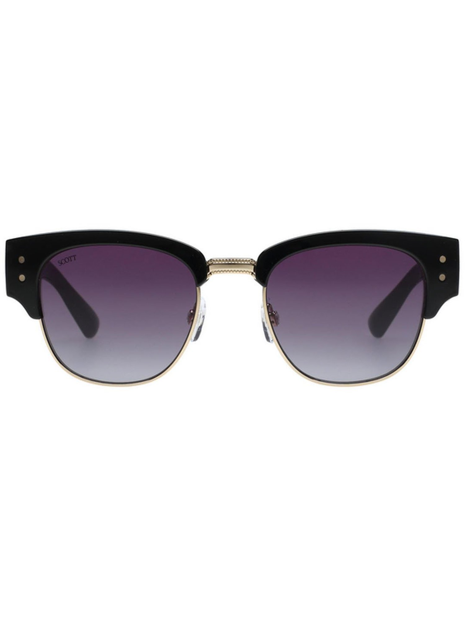 SCOTT Grey Clubmaster UV Protection Unisex Sunglasses