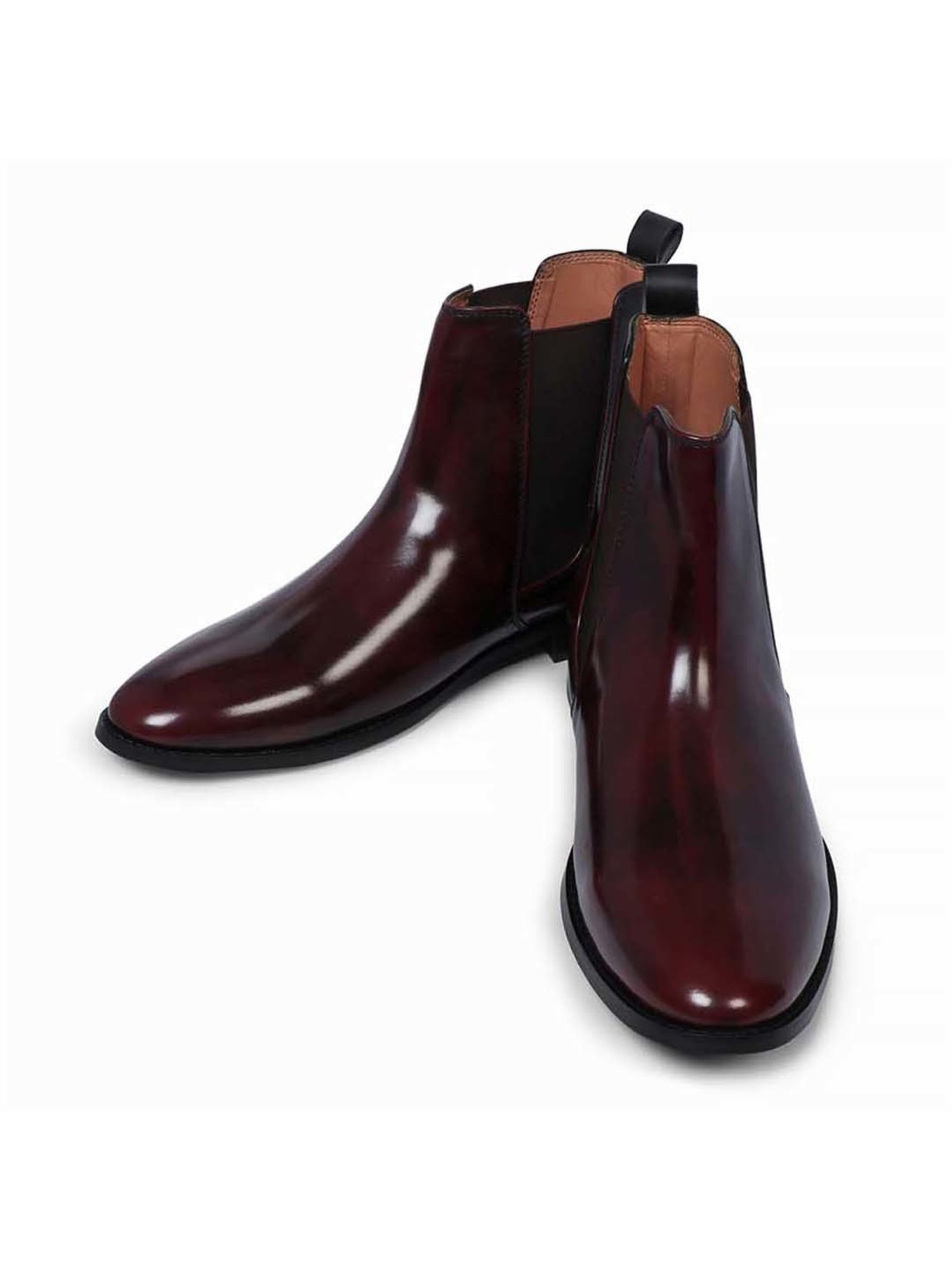 Griffin Men's Wine Chelsea Boots