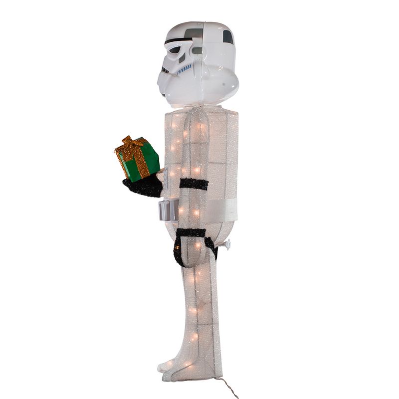 Kurt Adler 36-Inch Star Wars Stormtrooper Light-Up Tinsel Lawn D'ecor