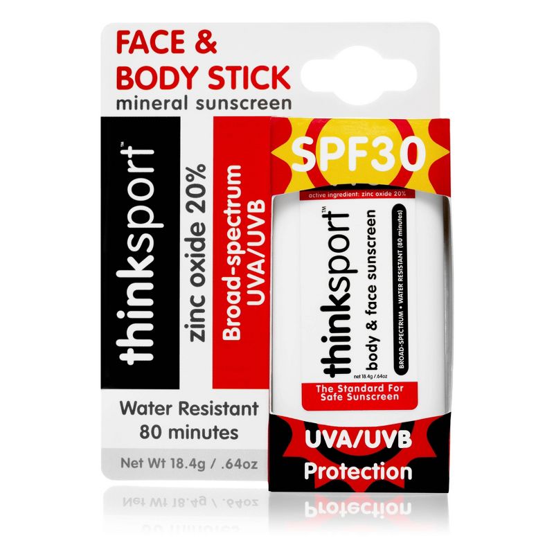 Thinksport Mineral Sunscreen Stick - SPF 30 - 0.64oz