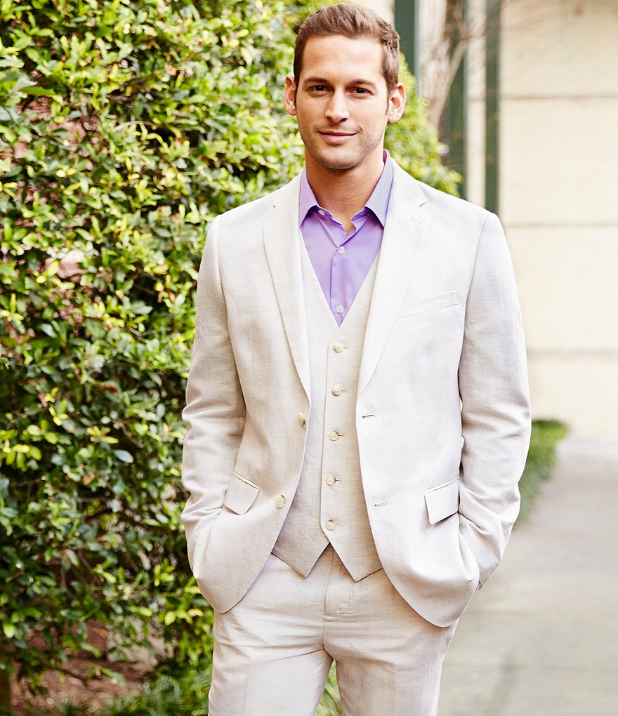 Perry Ellis Solid Suit Separates Vest