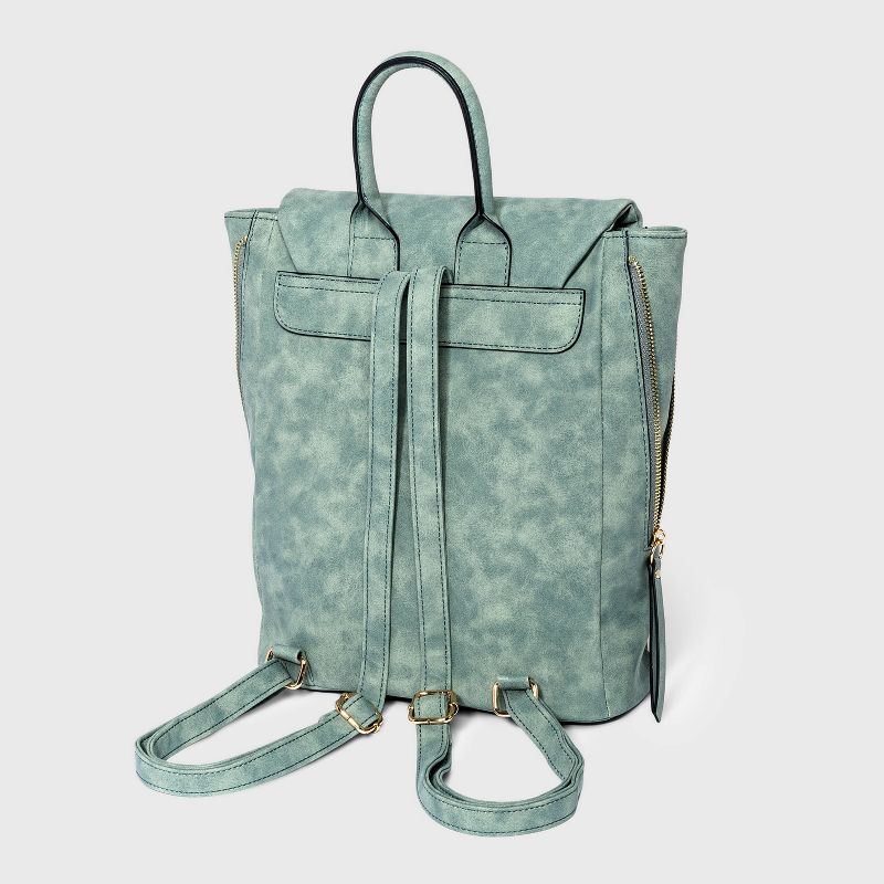 VR NYC Envelope Flap Backpack - Blue