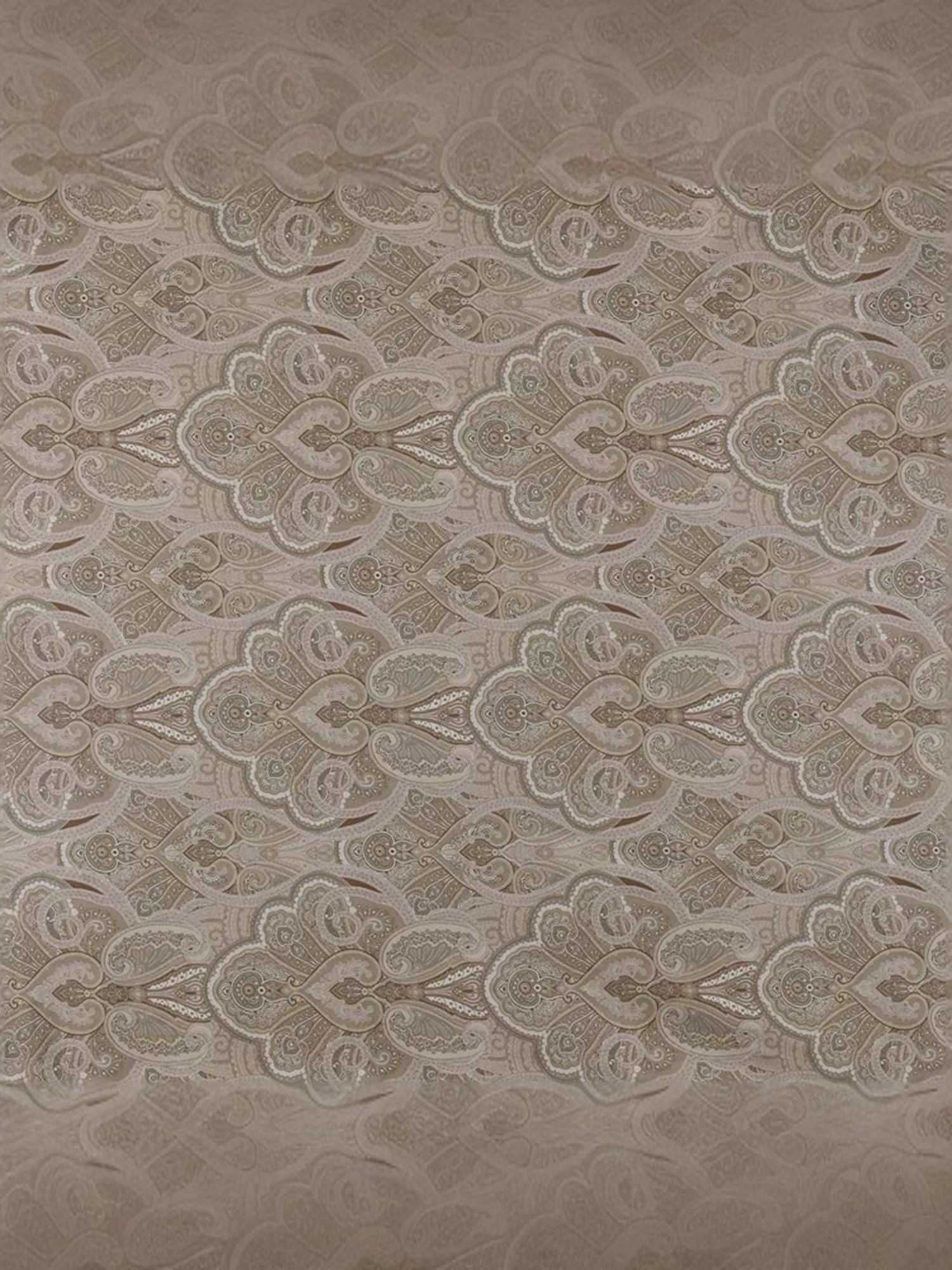 @Home Arias Beige 300 TC Cotton King Bedsheet with 2 Pillow Covers