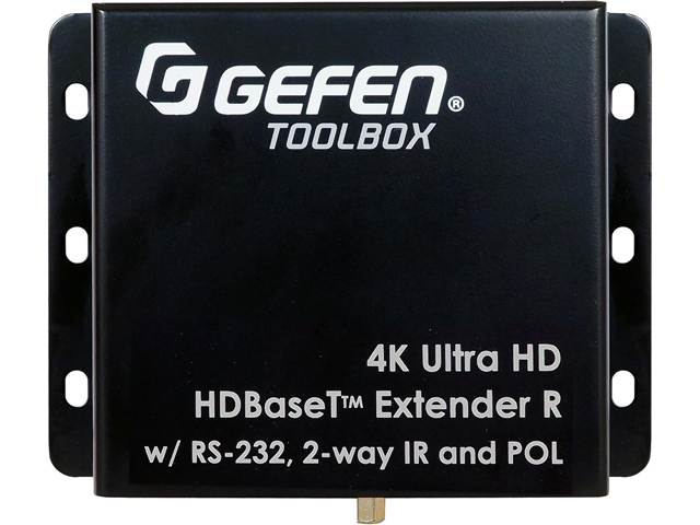Gefen 4K Ultra HD HDBaseT Extender W/ RS-232, 2-way IR, and Bi-Directional POL
