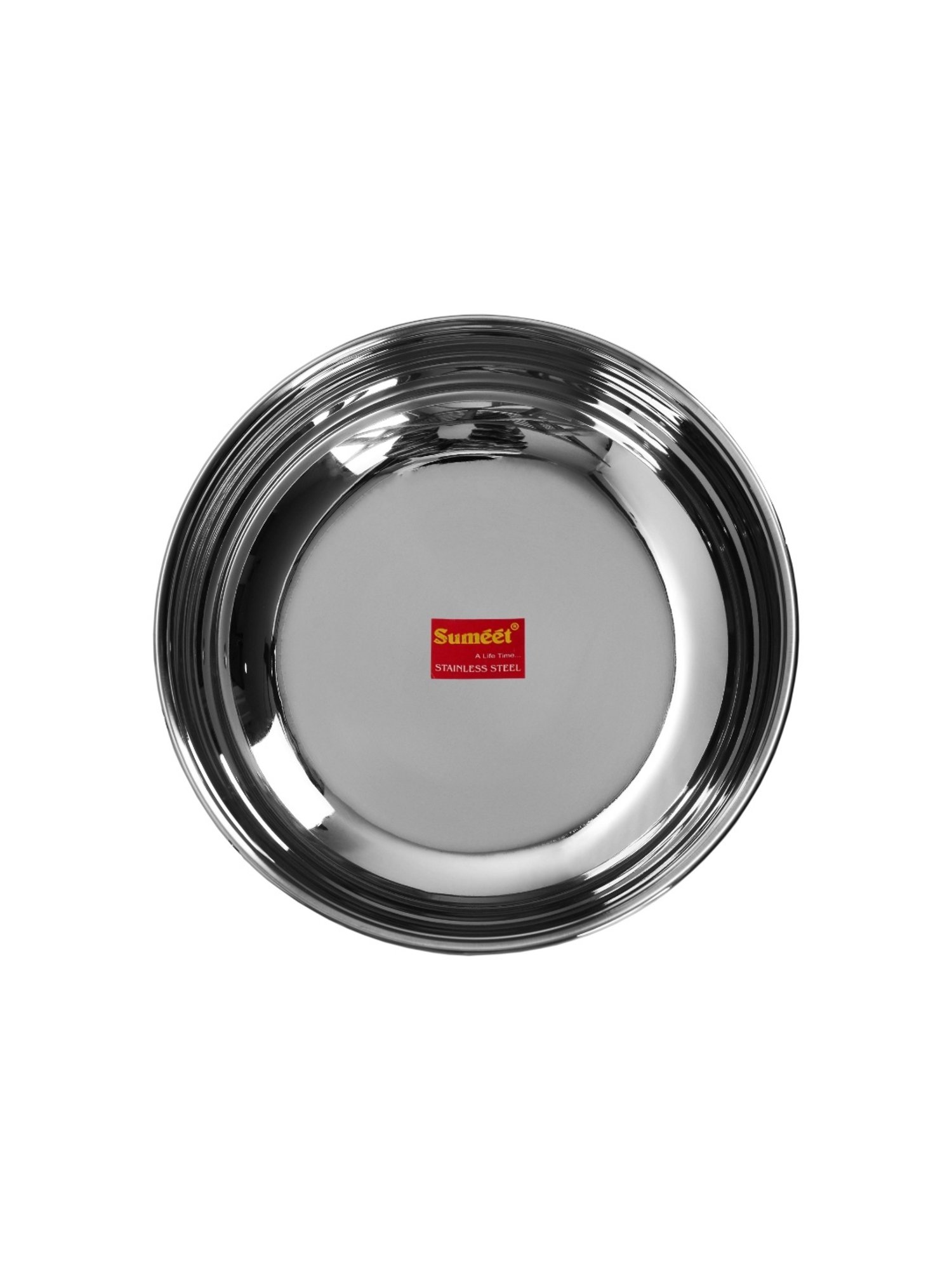 Sumeet Stainless Steel Induction Bottom  Tasra  Size No.12 (1.9 Ltr)