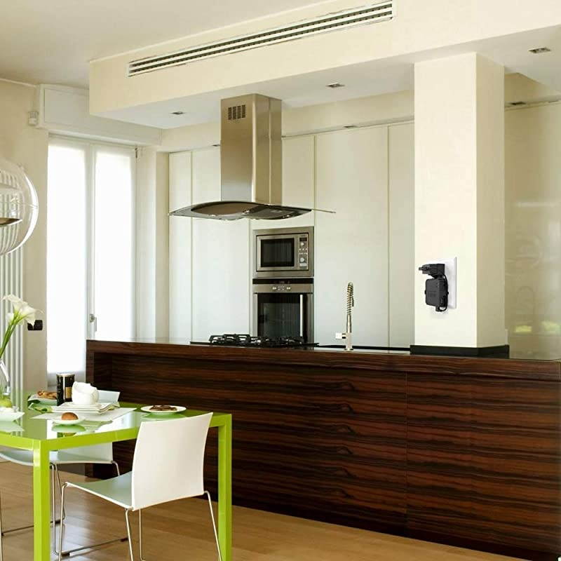 Outlet Wall Mount Hanger Holder Stand for Blink Sync Module,Bracket Holder for Blink XT Blink XT2 Outdoor and Indoor Security Camera with Easy Mount and No Messy Wires or Screws(2 Pack)