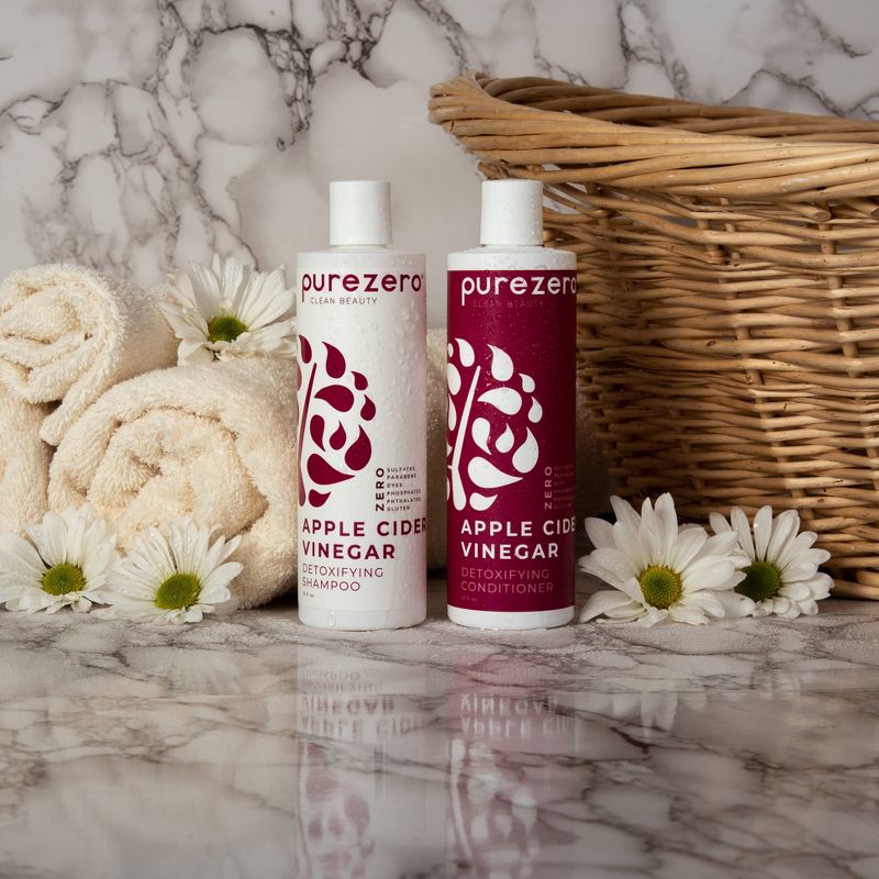 Purezero Apple Cider Vinegar Shampoo - 12 fl oz