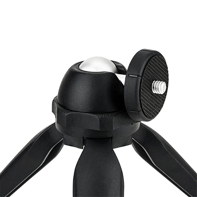 1420 Male Thread Ball Head Mini Tripod Hand Grip Display Holder Base for Digital DSLR Mirrorless Compact Camera Camcorder Recorder Zoom H6 H5 H4n LED Light Mini Projector