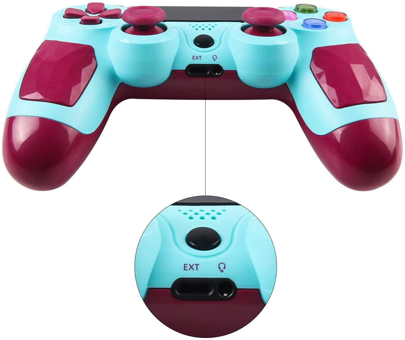 PS4 Controller with High Sensitivity Bluetooth Gamepad Joystick Wireless Controller for Playstation 4 PS4 - Blue