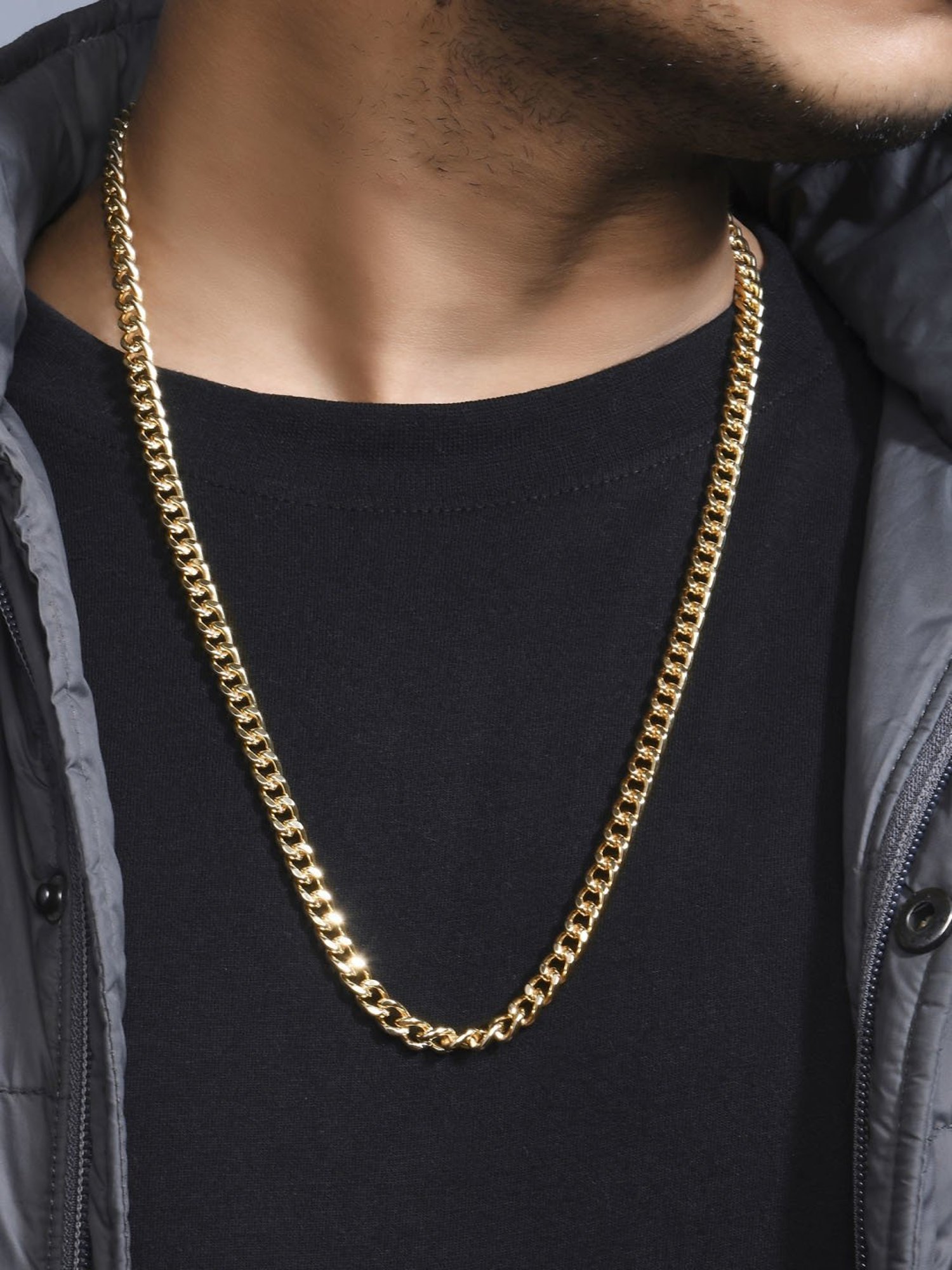 The Bro Code Gold-Plated Linked Necklace for Men