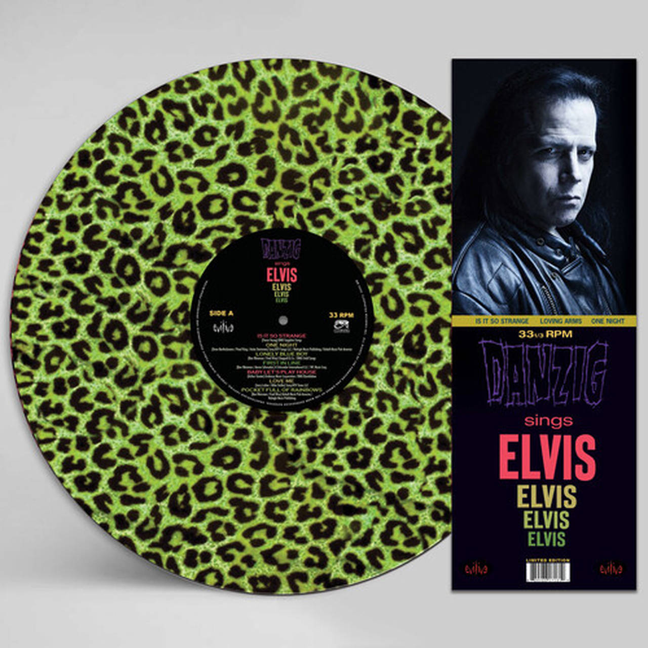 Danzig Danzig Sings Elvis LP (Green Leopard Print Picture Disc) (Vinyl)