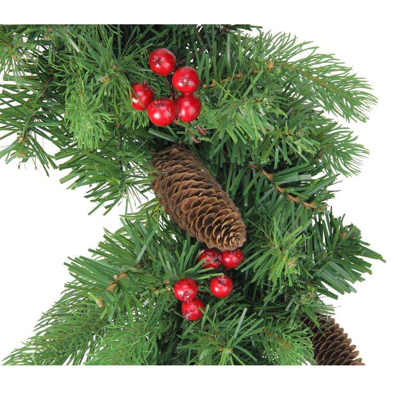 Darice 72" Prelit Commercial Size Canadian Pine Artificial Christmas Wreath - Clear Lights
