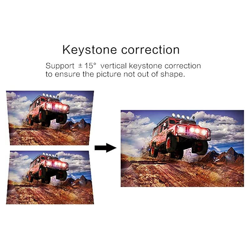 WiFi Mini Projector Portable Movie Projector Phone Outdoor Video Projector 720P Native Full HD 1080P Supported 3800 Lux Led Projector