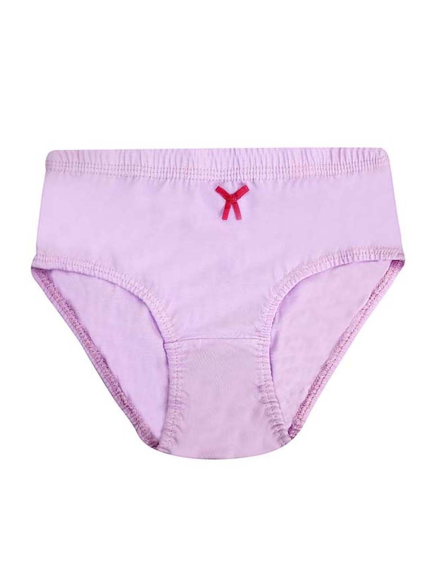 Tiny Bugs Kids Purple Cotton Briefs