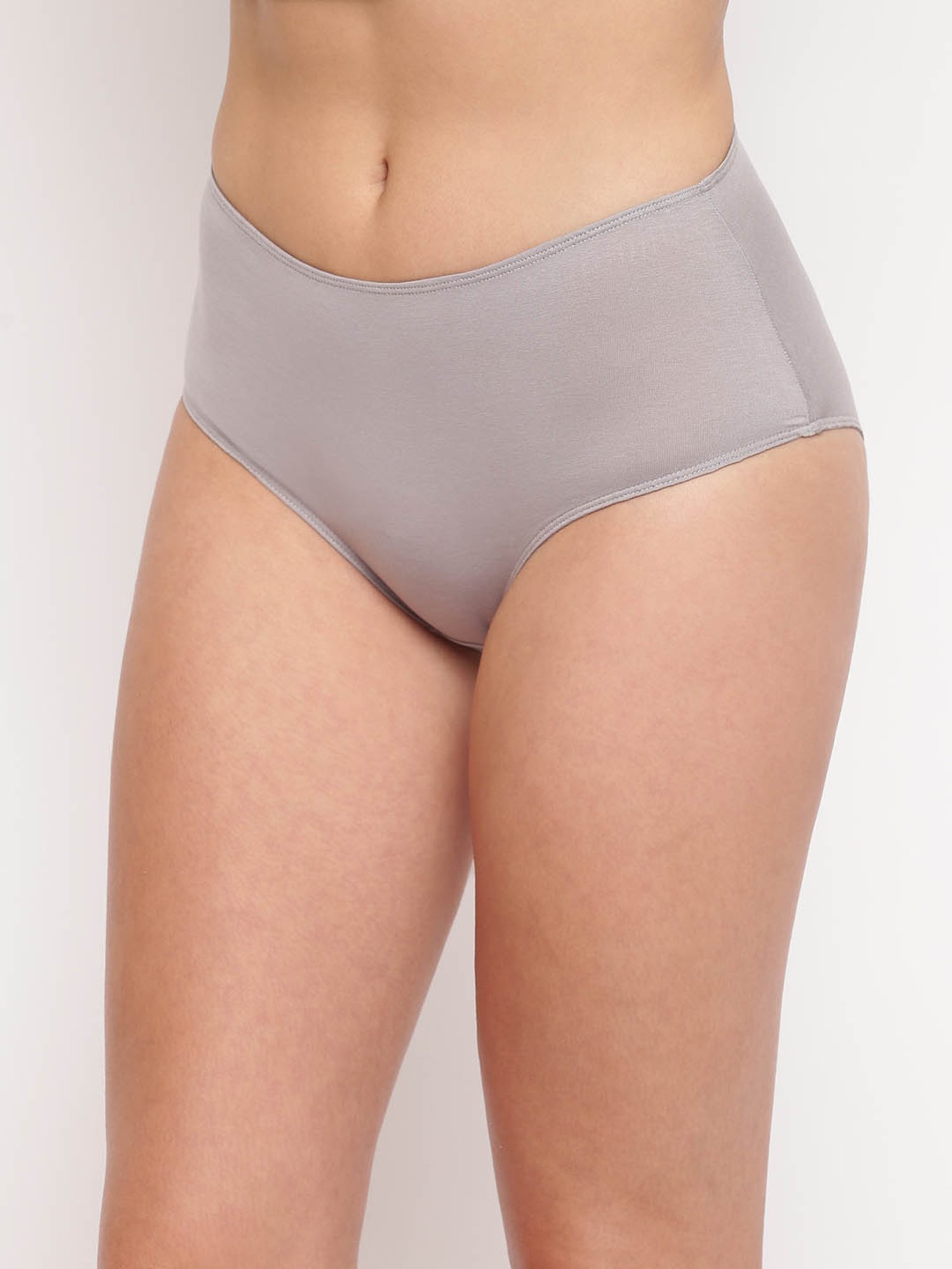 BASIICS by La Intimo Grey Hipster Panty (Pack Of 3)
