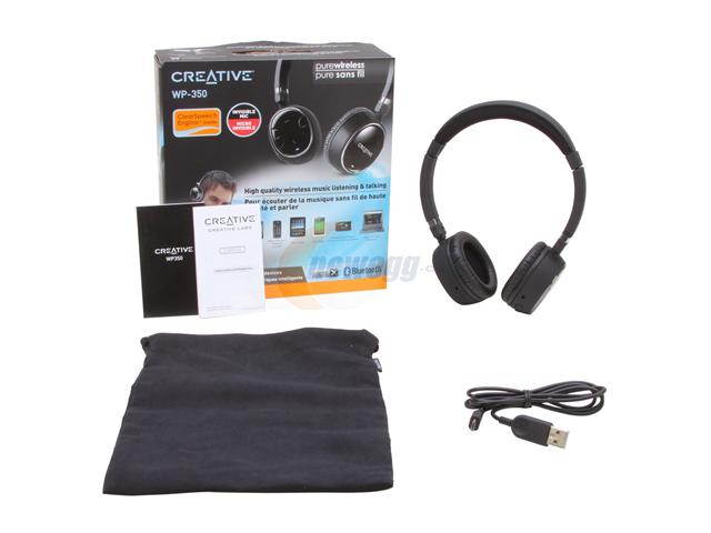CREATIVE WP-350 Bluetooth Stereo Headset with "Invisible Mic"