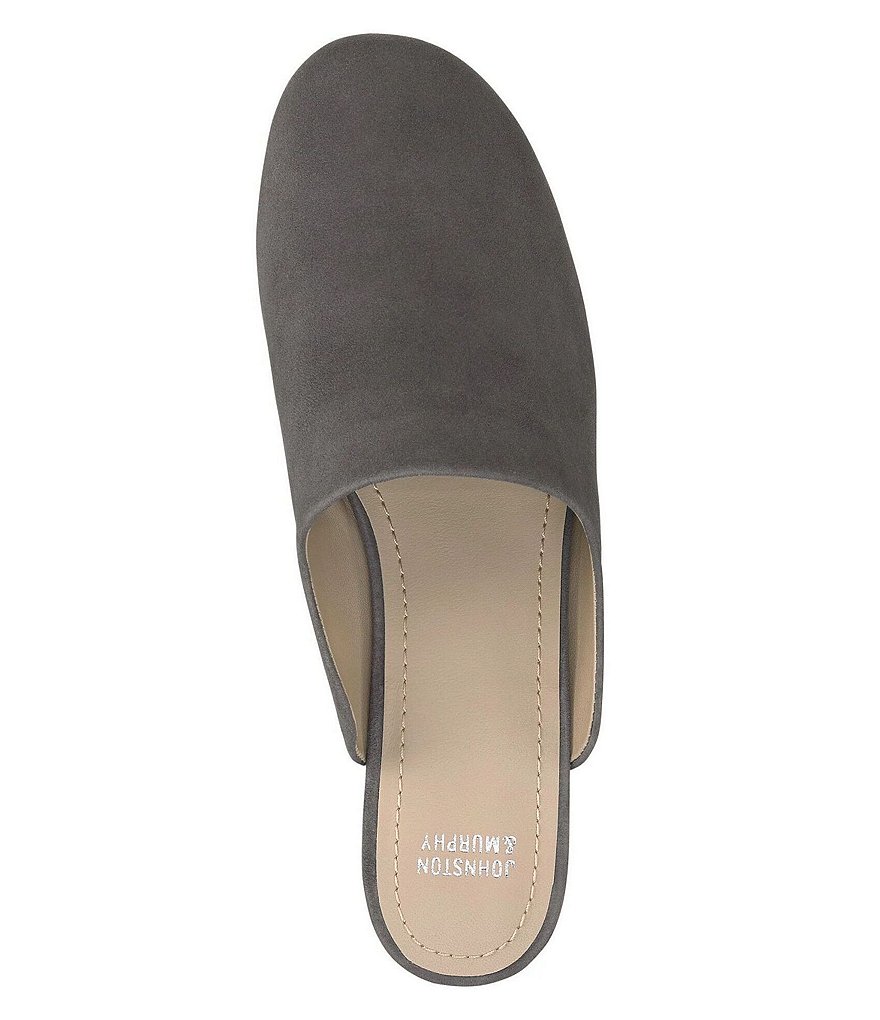 Johnston & Murphy Caroline Suede Flat Mules