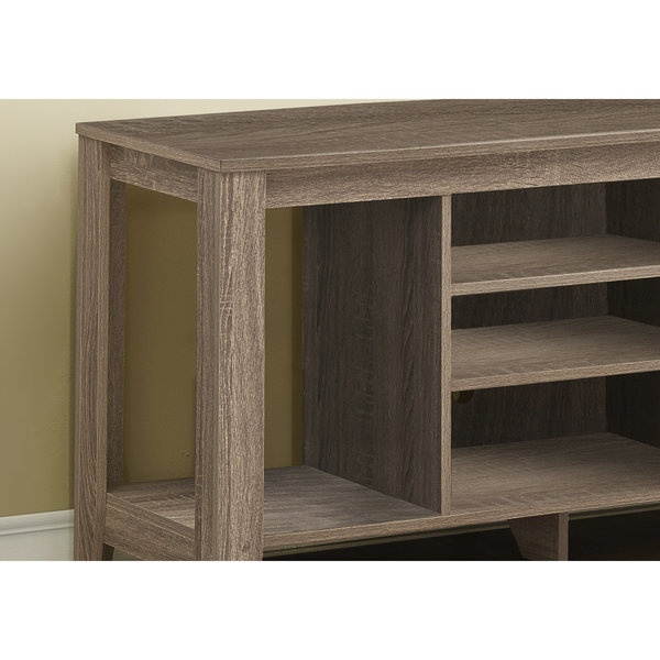 MONARCH I 3528 DARK TAUPE RECLAIMED-LOOK 48"L TV CONSOLE