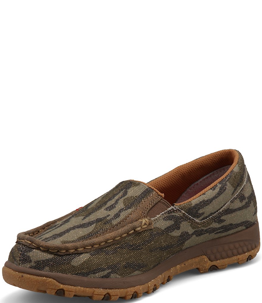 Twisted X Women's ecoTWX&reg; Mossy Oak&reg; Slip-On Driving Moccasins with CellStretch&reg;